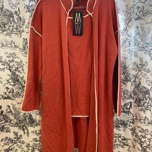 Marlawynne Tipped Topper Twin Set. Canyon Rose!